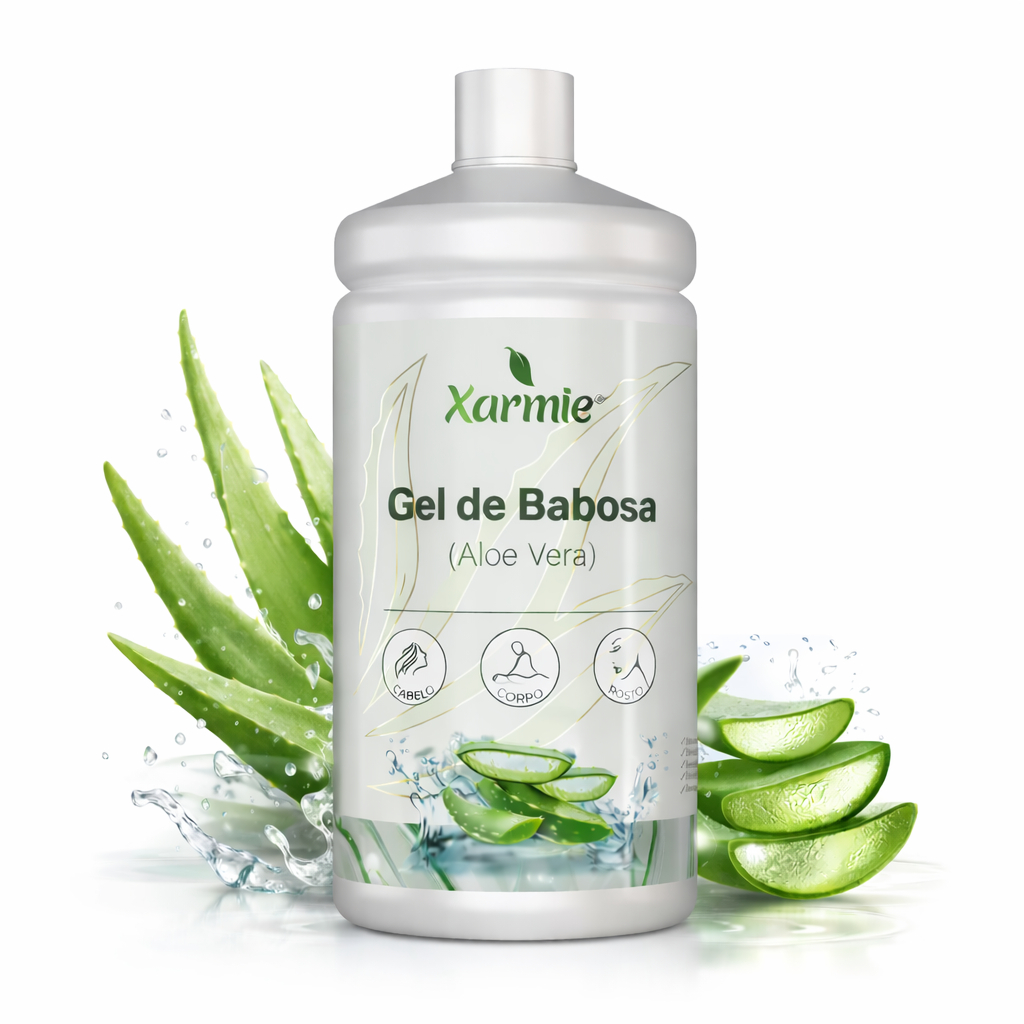 Melhor Gel de Babosa Para Auxilio a Psoríase e Poros Abertos 500ml ...