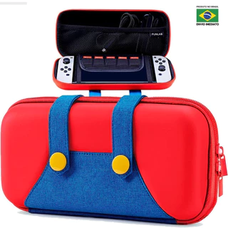 Case Estojo para Nintendo Switch Especial Edição Mario Capa Protetora De Transporte