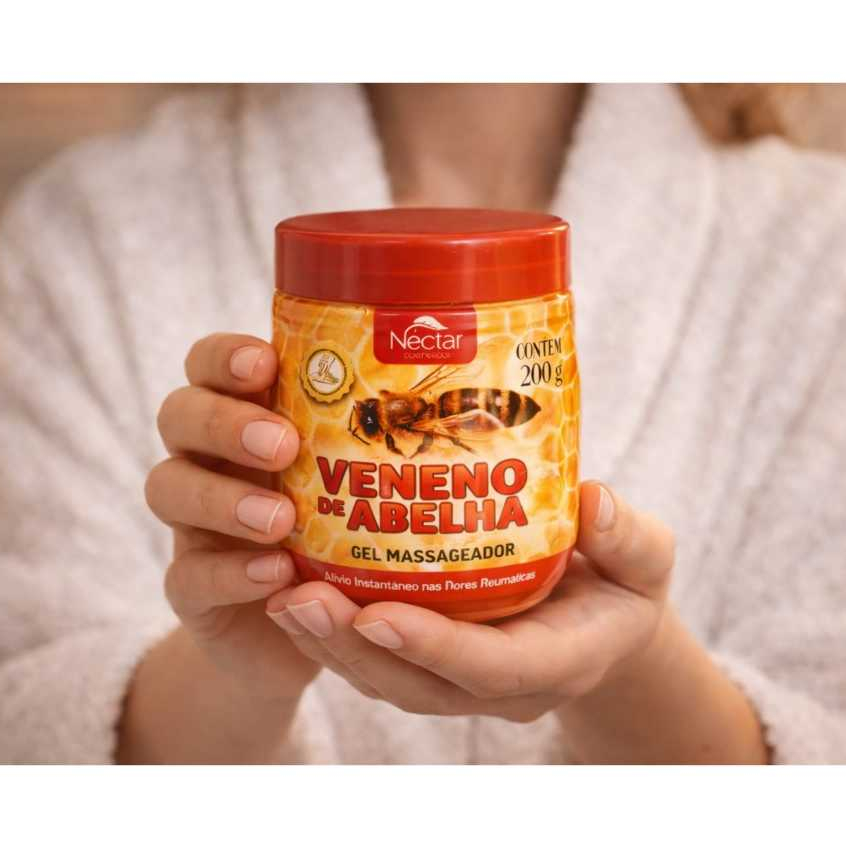 3 Gel Massageador Abelha 200 g Néctar Cosméticos | Shopee Brasil