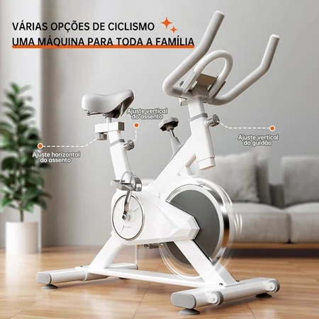 Bicicleta Ergométrica Indoor Profissional Com Monitor E Capacidade Até 150kg