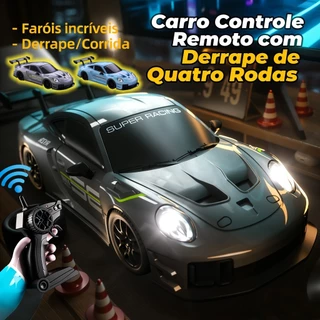 2.4G RC Drift Carro De Corrida Veículo Brinquedo Com Luzes 4CH 4WD Controle Remoto Esportivo Meninos Jogo Competição