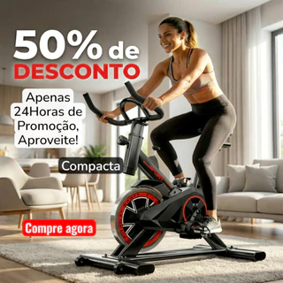 Bicicleta Bike Ergométrica Spinning Academia Fitness Profissional Cardio e Musculação Até