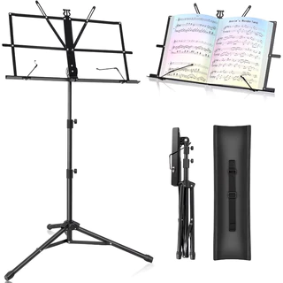 Estante Partitura Suporte Pedestal Cavalete Bolsa Ferro em Oferta na Shopee