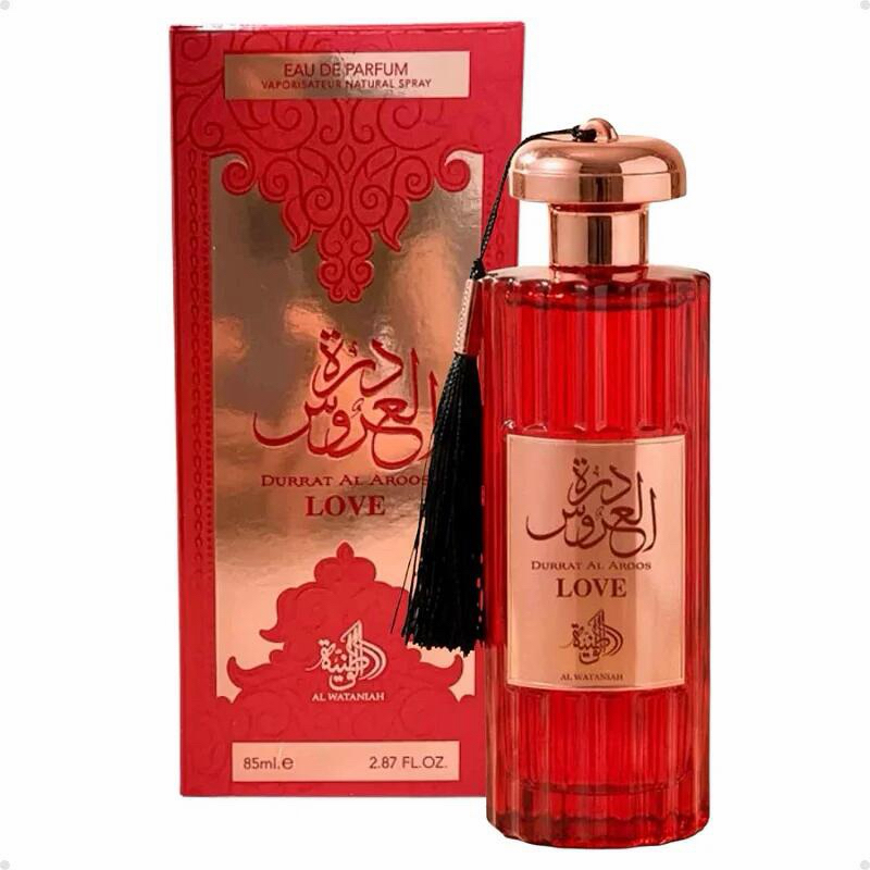 Perfume Árabe Durrat Al Aroos Love by Al Wataniah EDP 85ml