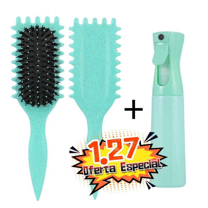 Escova Fitagem Raquete Definidora Cabelo Modeladora Cacho-BT
