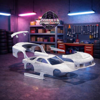 Hot Wheels RX7 – Body Kit Veilside Style (RX-7 do Velozes e Furiosos) 1:64 | Plug & Play