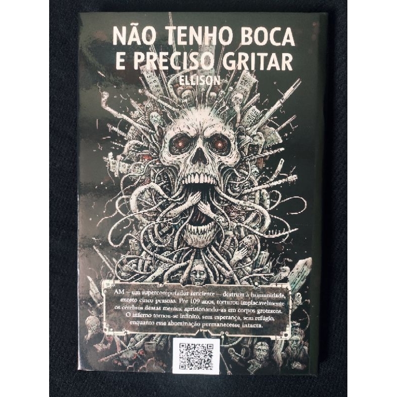 Livro Artesanal: Conto Não tenho boca e preciso gritar- Capa Dura ...