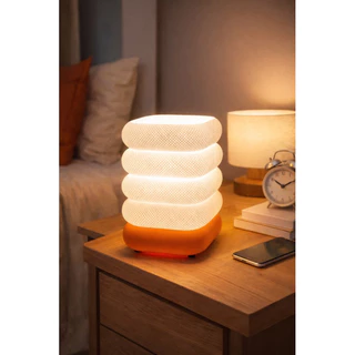 Luminária de Mesa Decorativa TRIBUS 3D Luz Ambiente