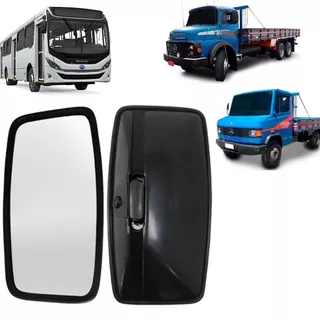 ESPELHO RETROVISOR UNIVERSAL EXTERNO ONIBUS CAMINHAO TRATOR 1UN em Oferta na Shopee