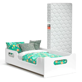 Cama Infantil com Colchão Encanto MDF com Grades – Segura para Quarto de Menino e Menina em Oferta na Shopee