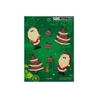 Caixa de Chocolates Cacau Show Magia Feliz Natal 88g em Oferta na Shopee