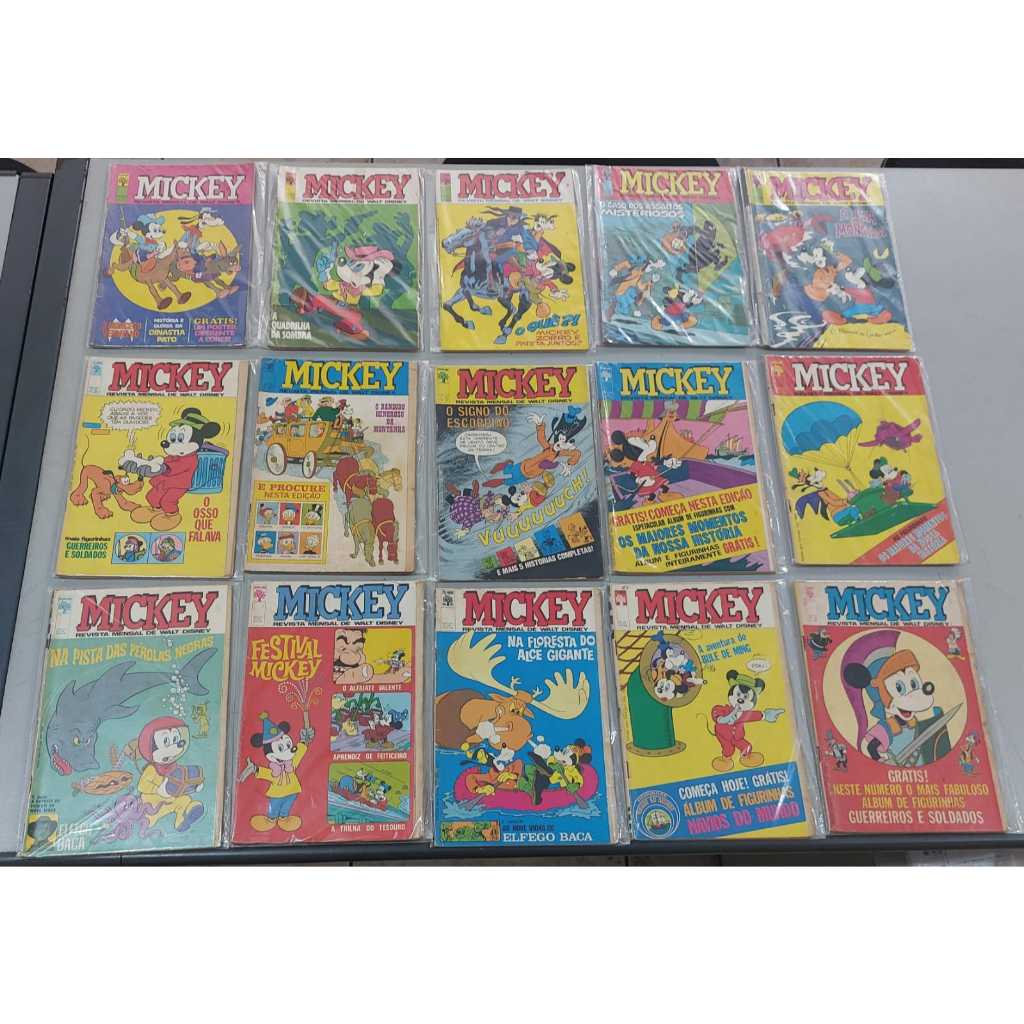 Gibis Vintage - MICKEY - ''Revista Mensal de Walt Disney'' ''Raro