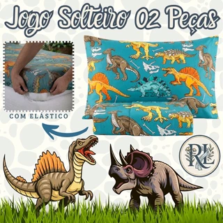 Jogo de Lençol Solteiro 02 Peças Estampas Infantis Florais Geométricas em Oferta na Shopee