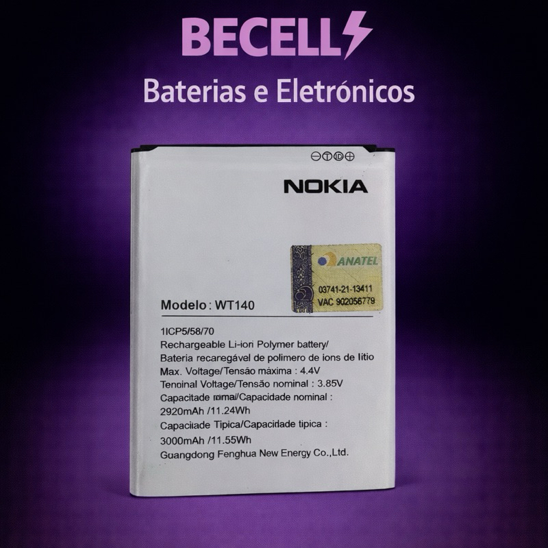 Bateria Original para Nokia C01 PLUS, 3000mAh, WT140 + NF + Entrega ...