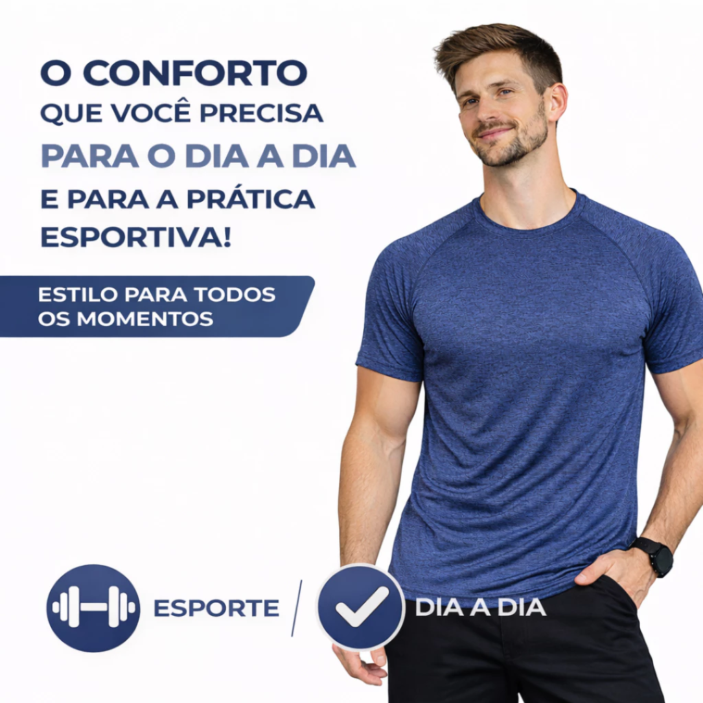 Camiseta Dry Fit Masculina