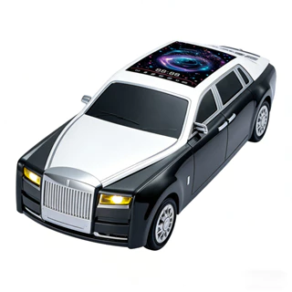 Caixa de Som Bluetooth Portátil Modelo Rolls-Royce Miniatura - BT/TF/USB/FM/TWS/Tipo C em Oferta na Shopee