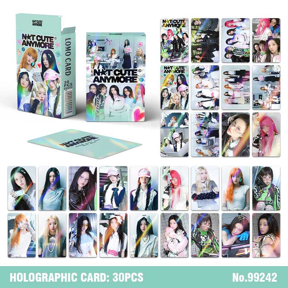 K-POP 60pcs/box com 32pcs adesivo ILLIT Photocard Pronto Para Ser