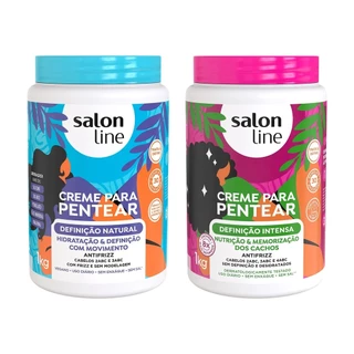 Kit Definição Natural e Intensa com 2 Cremes para Pentear em Oferta na Shopee