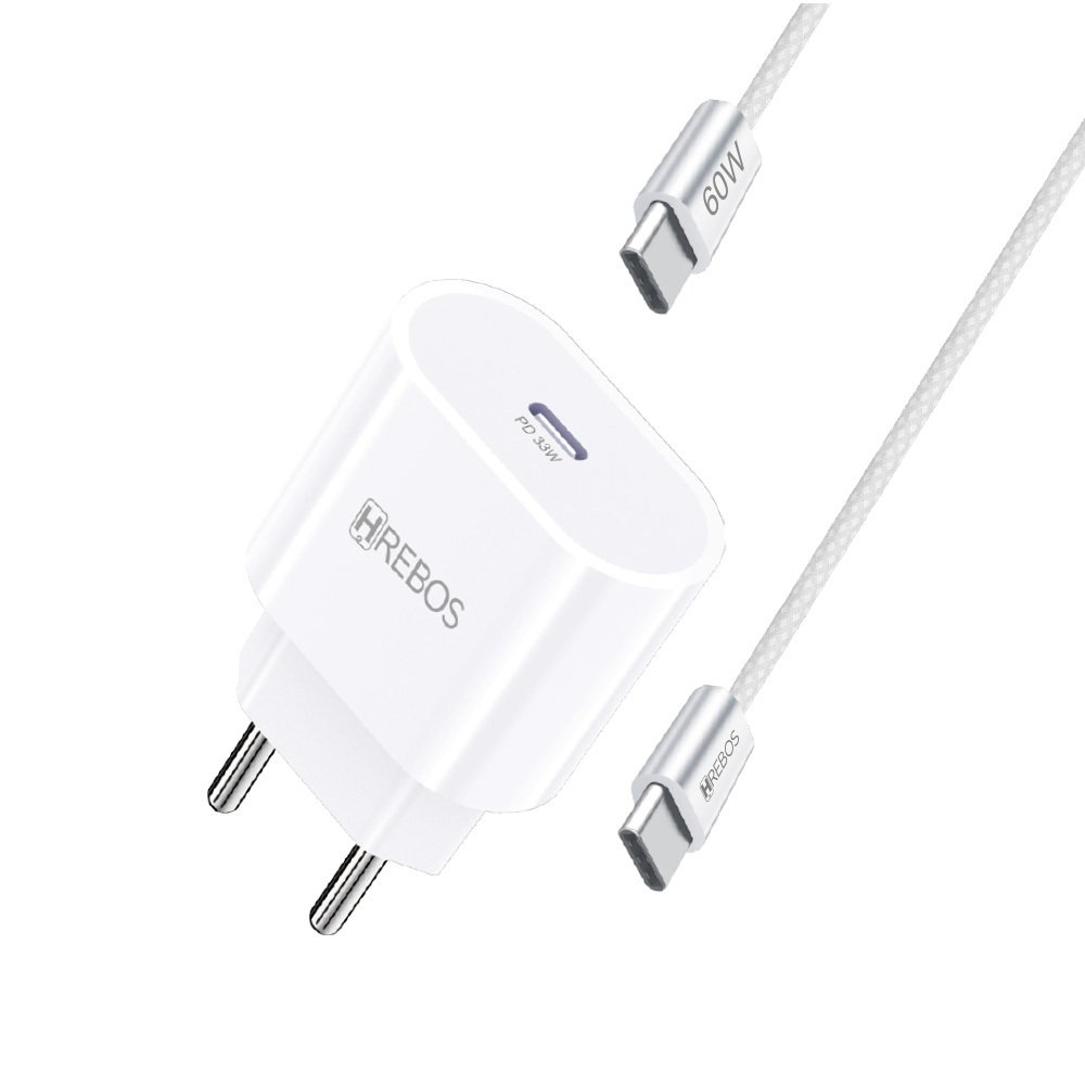 Carregador Turbo Charge 33W Cabo USB-C Tipo C para iPhone e Samsung ...