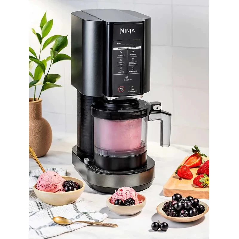 Ninja Creami Sorveteira 127v - Máquina de sobremesa geladas para Gelato, Milkshakes, Sorvetes, Tigelas de Smoothie