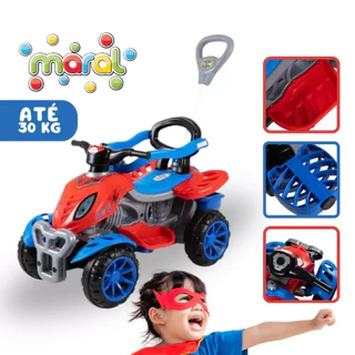Carrinho de passeio Quadriciclo infantil com buzina e pedal Maral Spider em Oferta na Shopee