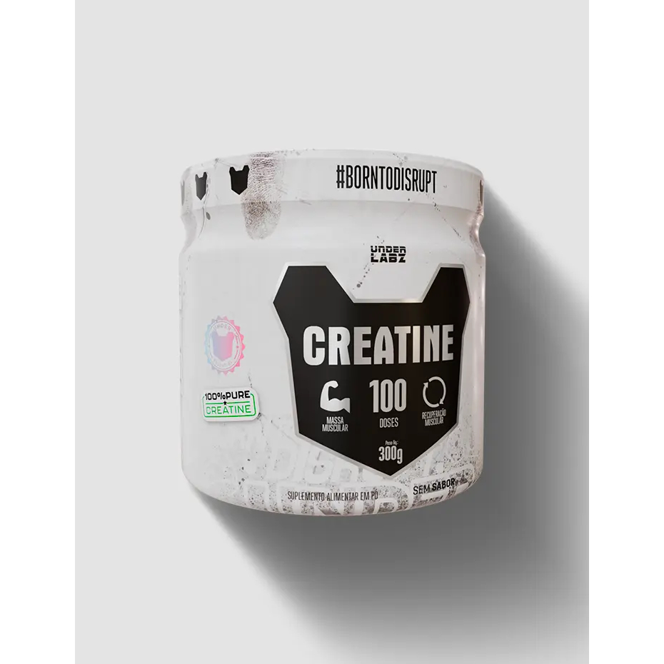 Creatina Under Labz - 100% PURA 300g | Shopee Brasil