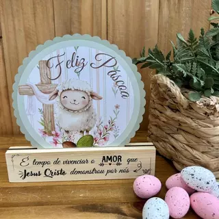 Enfeite de Páscoa Jesus Cristo Enfeite Cordeiro de Páscoa Decoração de Páscoa Enfeite de Mesa em Oferta na Shopee