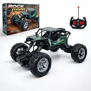 Carrinho de Controle Remoto 4x4 Recarregável USB Anda Na Terra Jeep Off Road Rock Crawler em Oferta na Shopee