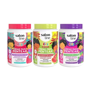 Kit Cheirinho de Frutas com 3 Cremes para Pentear Kids em Oferta na Shopee