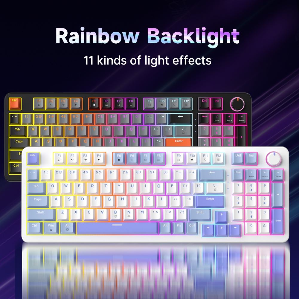 ZIFRIEND AG98 Teclado Mecânico Escritório 98 teclas Switch
