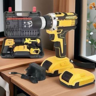 Parafusadeira Furadeira 24V 2 Baterias Com Maleta e Acessórios Completo em Oferta na Shopee