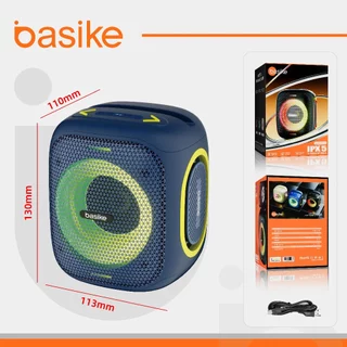 Kinvo & Basike Caixa De Som Portátil Bluetooth HiFi Subwoofer Tws1+1 Ipx5 Com Rgb/FM Speaker em Oferta na Shopee