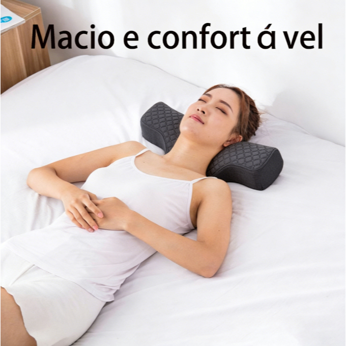 Travesseiro Ortopédico Cervical Viscoelástico para combate a dores na ...