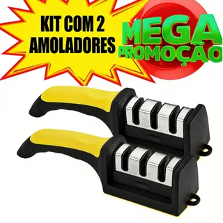kit com 1 ou 2 amolador de faca afiador profissional Original，Afiador de facas de cozinha em Oferta na Shopee