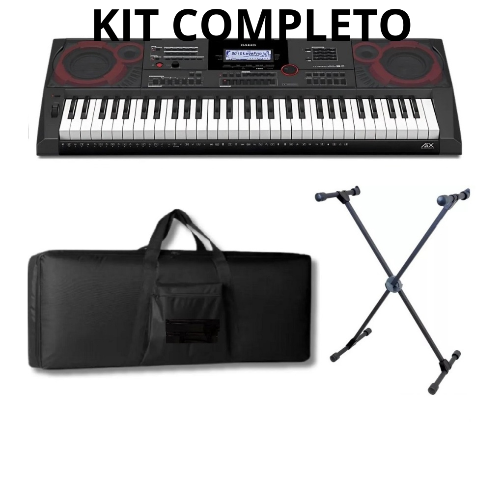 Teclado Musical Casio Ctx-5000 61 Teclas Sensitivas + KIT | Shopee