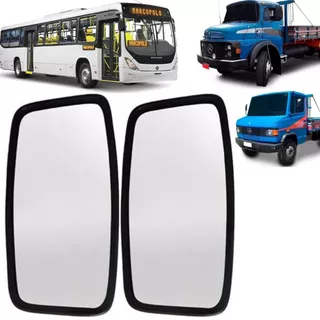 Par 2 Retrovisor Universal Grande Caminhão Ônibus Ford Mb Gm em Oferta na Shopee