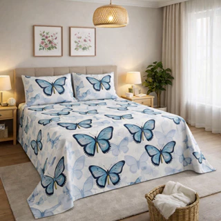 Kit Jogo De Lençol 3 Peças Casal Box 100% Algodão 500 Fios Percal Aveludado  2,20m x 2,50m  Completo  *SUPER OFERTA* em Oferta na Shopee