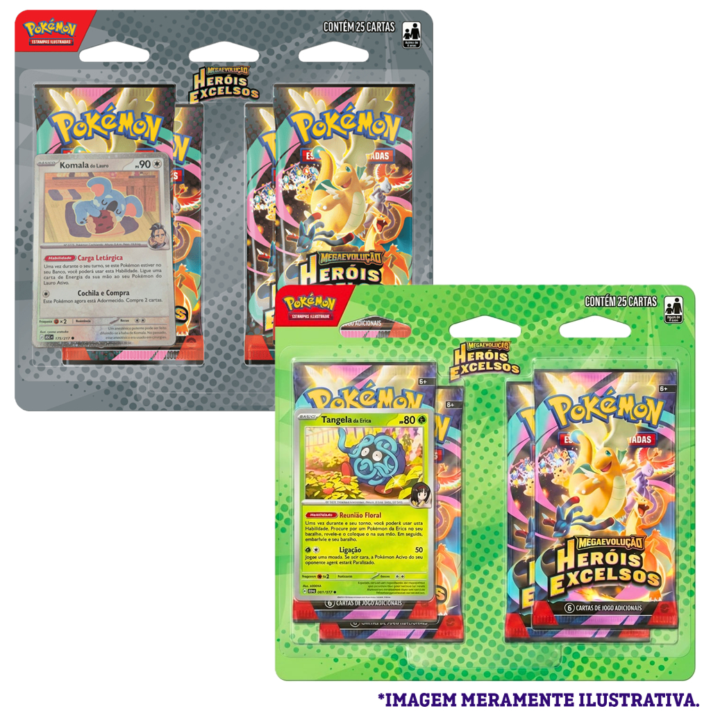 SUPERJECTION Exoroid & Active X Pack 4個 Pokémon Quad Pack Varias Coleções Escarlate e Violeta