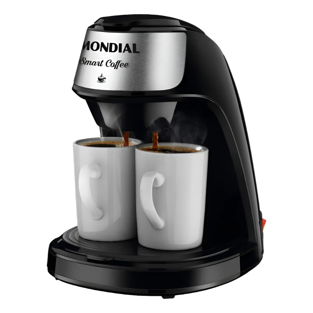Cafeteira Elétrica Mondial Smart Coffe 500W C-42-2X-BI Preto