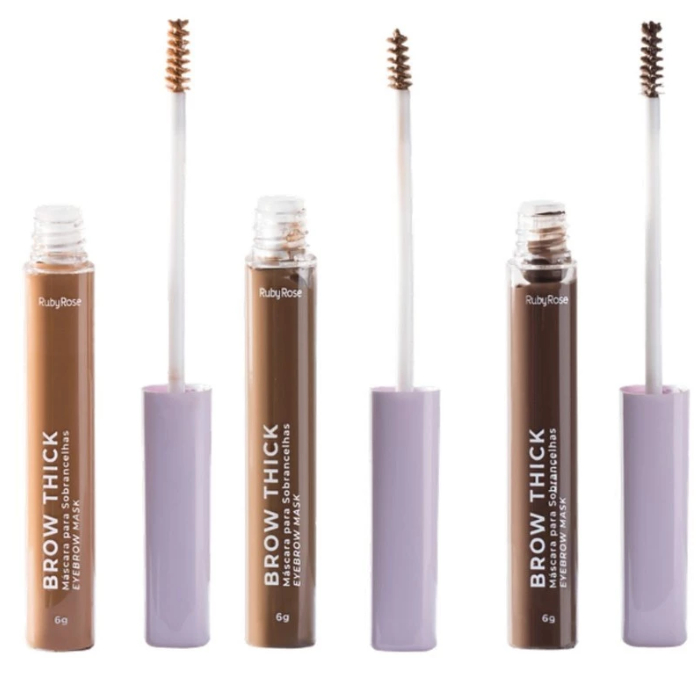 Ruby Rose Mascara para Sobrancelha com Cor Brow Thick 6g | Shopee Brasil