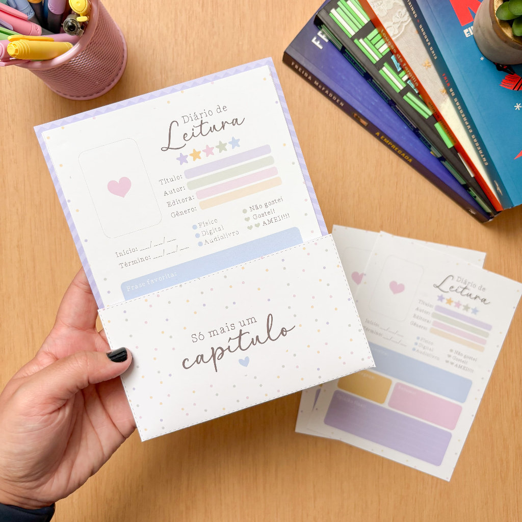 Diário de Leitura – Planner | Organize e Registre Suas Leituras