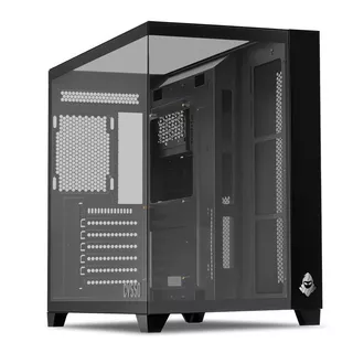 Gabinete Gamer Mancer CV550, Mid-Tower, Lateral de Vidro, Preto, MCR-CV550-BK em Oferta na Shopee