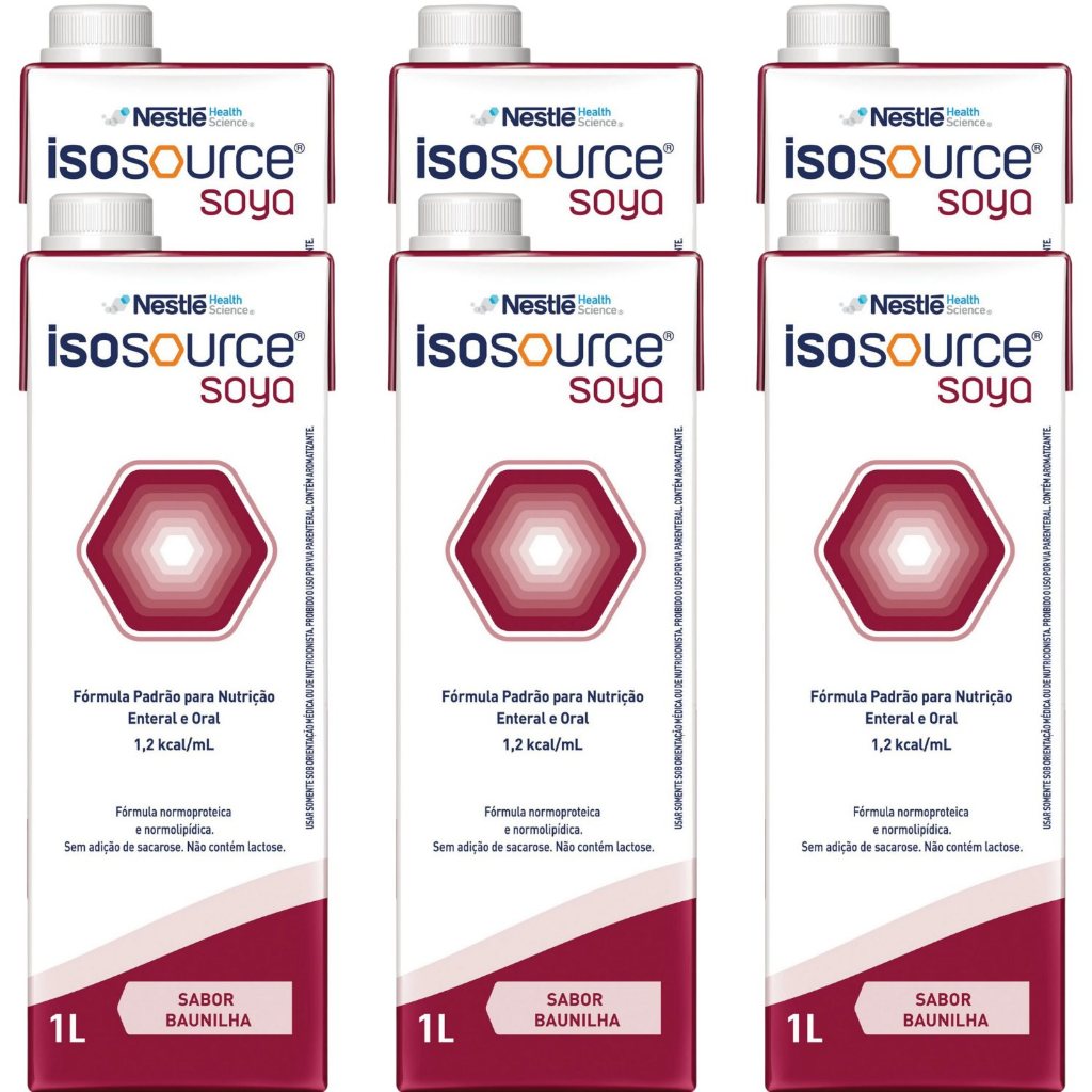 Isosource Soya 1.000ml Nestlé Dieta enteral | Shopee Brasil
