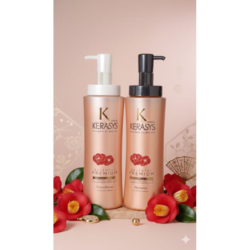 KIT ORIENTAL PREMIUM- SHAMPOO E CONDICIONADOR KERASYS 600ML