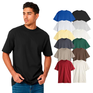 Camiseta Oversized Básica Streetwear Masculina em Oferta na Shopee