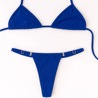 Biquíni Feminino Marquinha de Fita Fio Dental Cortininha Verão em Oferta na Shopee