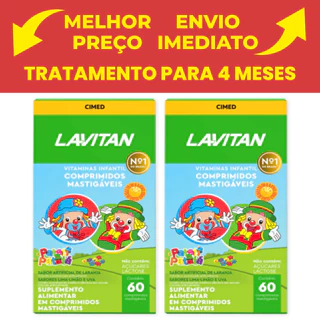 Lavitan Kids Vitamina Infantil Imunidade Patati Patata - (kit com 2) em Oferta na Shopee