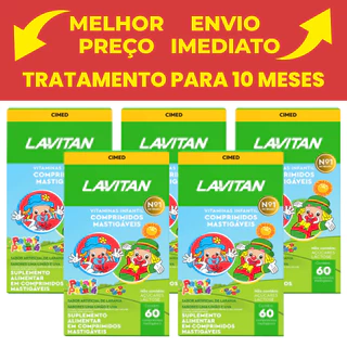Cimed Lavitan Patati Patata Tutti-frutti C/60 ++ Lavitan Patati Patata Mix de Frutas C/60 em Oferta na Shopee