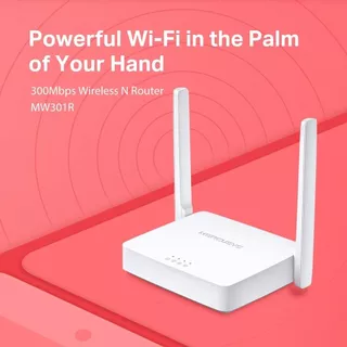 Mercusys MW301R, Roteador Wi-Fi 4 sem fio 300Mbps