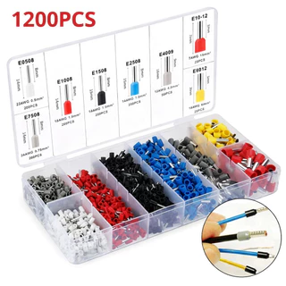 Kit Peças Terminal Tubular Ilhos Até 10mm Variados - 800 Peças - 400 Peças - 1200 Unidades/Peças em Oferta na Shopee